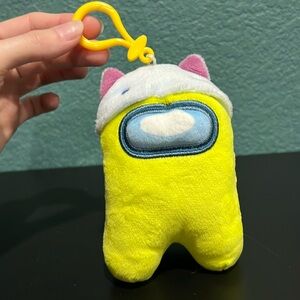 Among us Cat hat Keychain